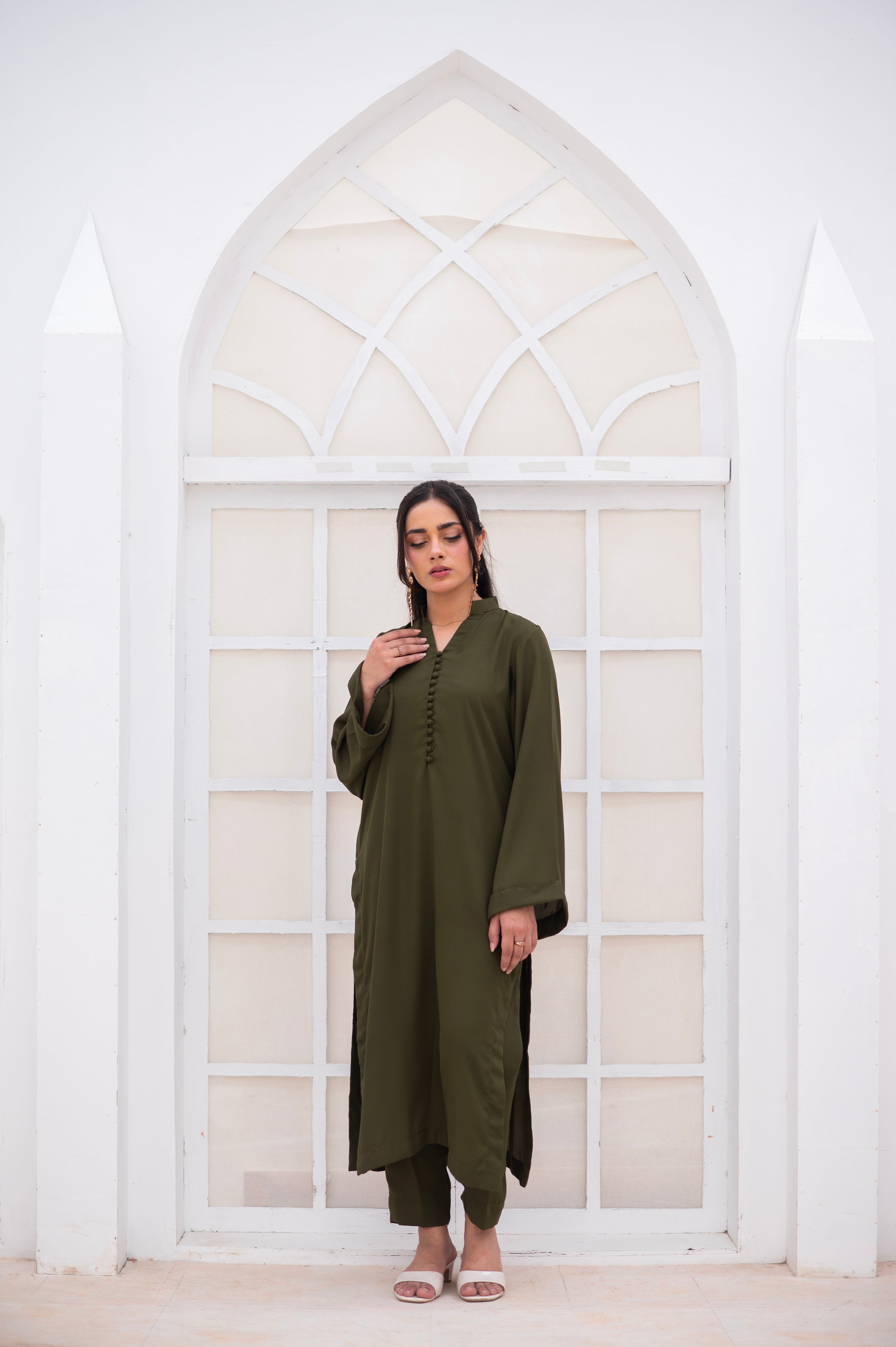 Olive Green Co-Ord Set