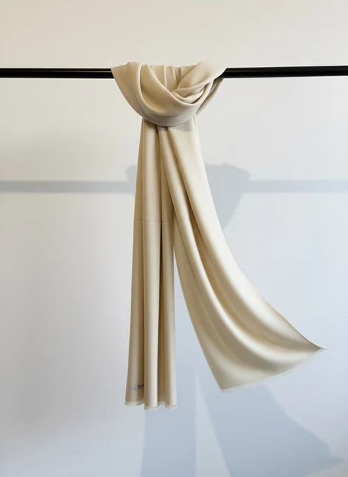 Beige Turkish Lawn Scarf