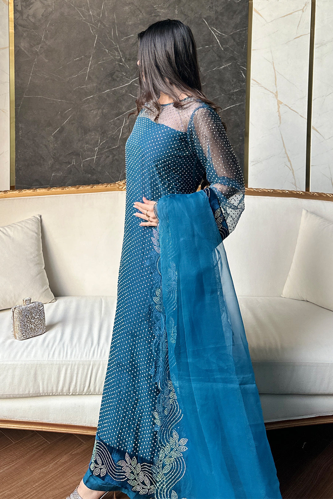SF - 317 | Teal Blue 4-Piece Set