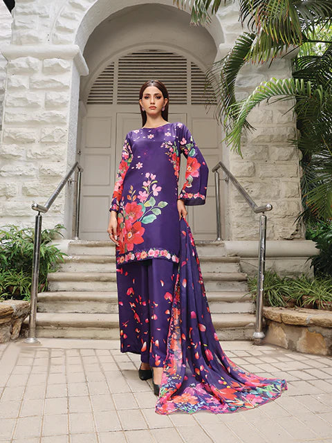 girl posing in light purple dress by buraqstore fresh style