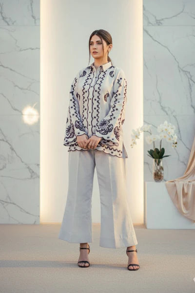 SF - 300| Light Gray Co Ord Set