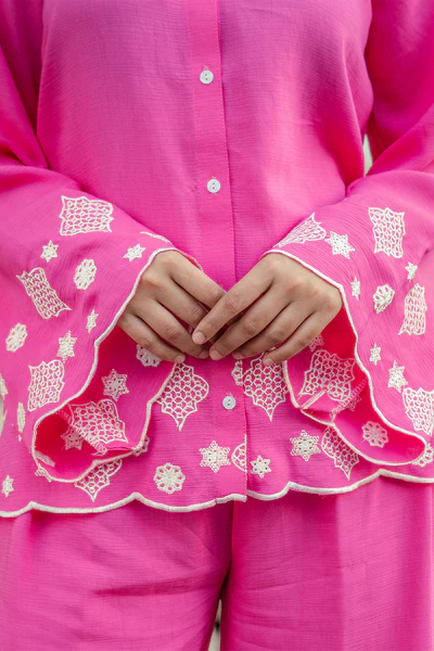 SF - 303| Fuchsia Pink Co Ord Set