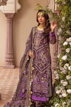 Malika Jaan D01 Pret – Pakistani Light Net Ensemble