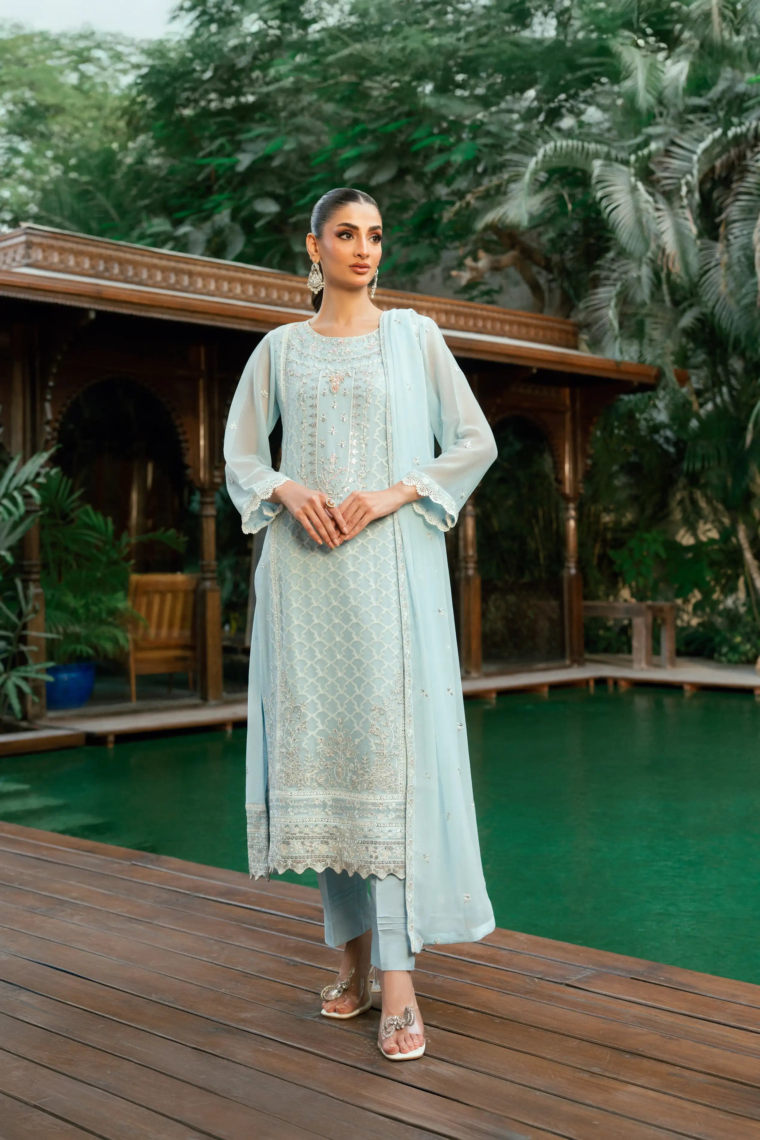 Light Blue SEM-0840 Pret 3Pcs