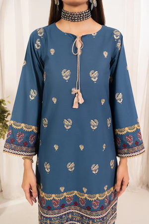 Nureh Cambric Dress 3Pc Pret