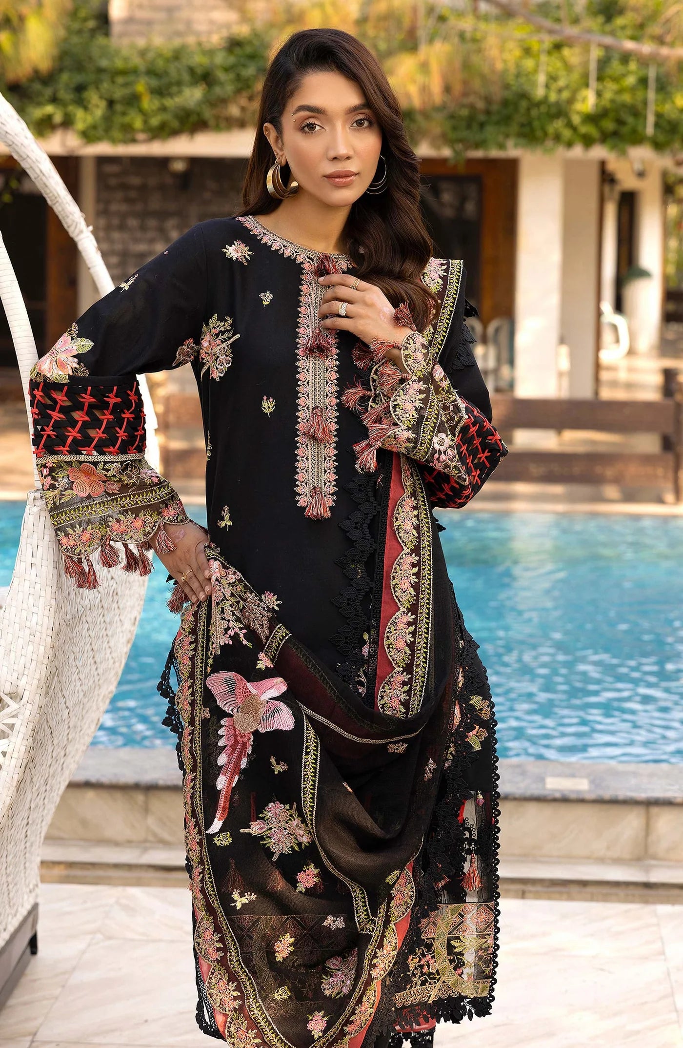 Onyx Eclipse Premium Lawn Suit – Unstitched 3Pc
