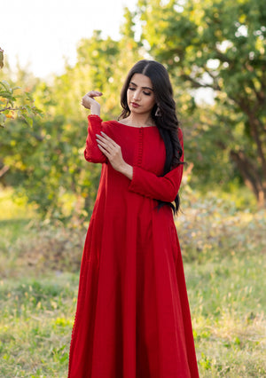 Rangrez Jacquard Pakistan Dress