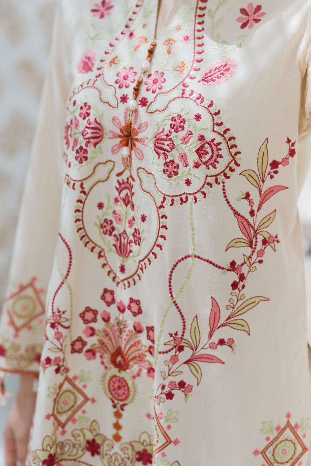 White Dress Design, Embroidered Lawn 2PC | Buraq Store