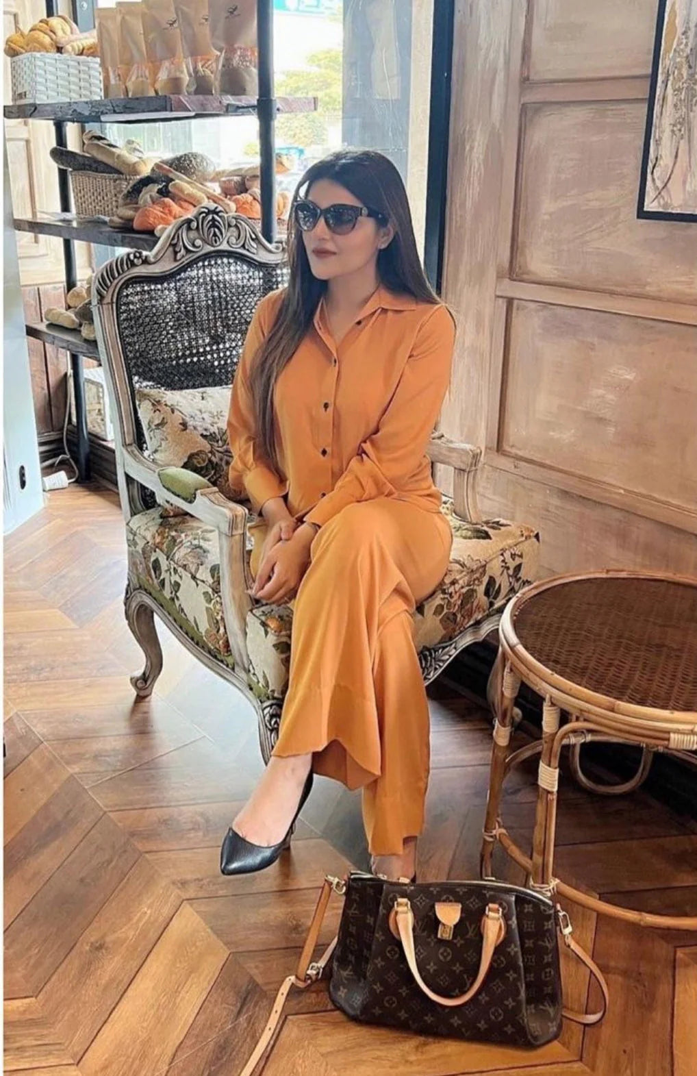 Mustard Co Ord Set 2 PCs