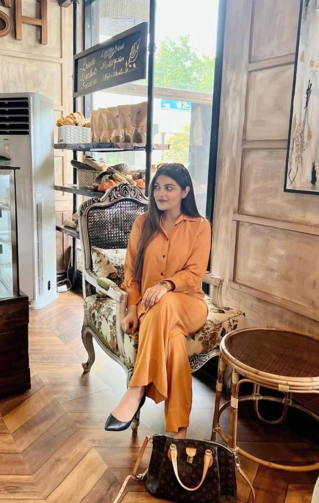 Mustard Co Ord Set 2 PCs