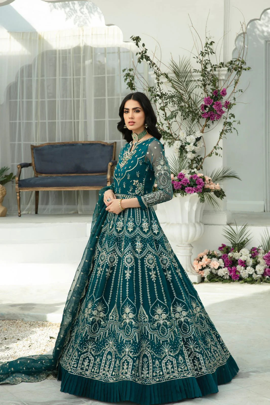 Serena Embroidered 4 PCs – Premium Festive Outfit