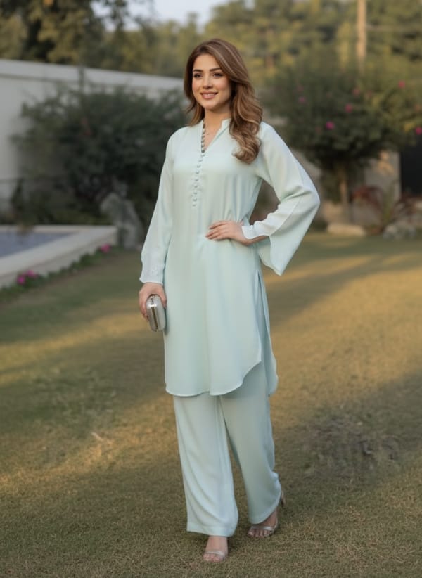 Aqua mist Co Ord Set