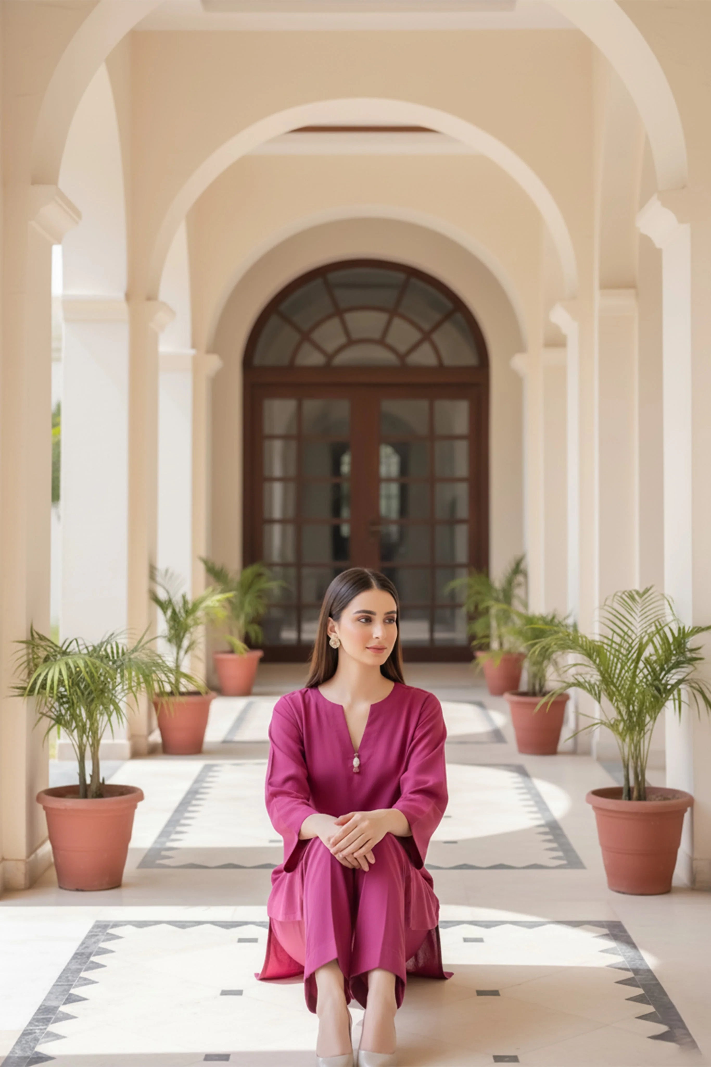 Fuchsia Muse Co Ord Set