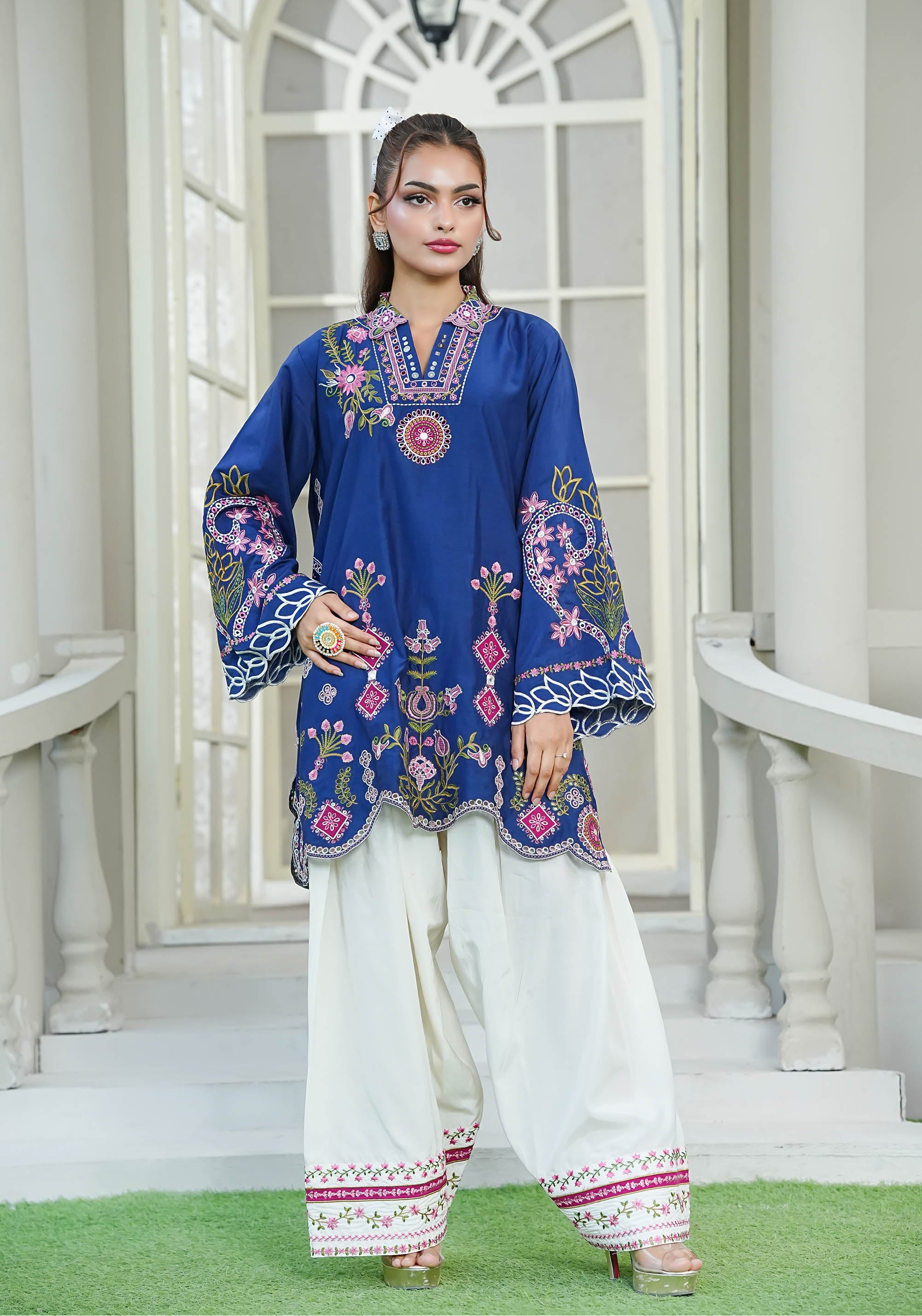 Cobalt Charm Co-Ord Set