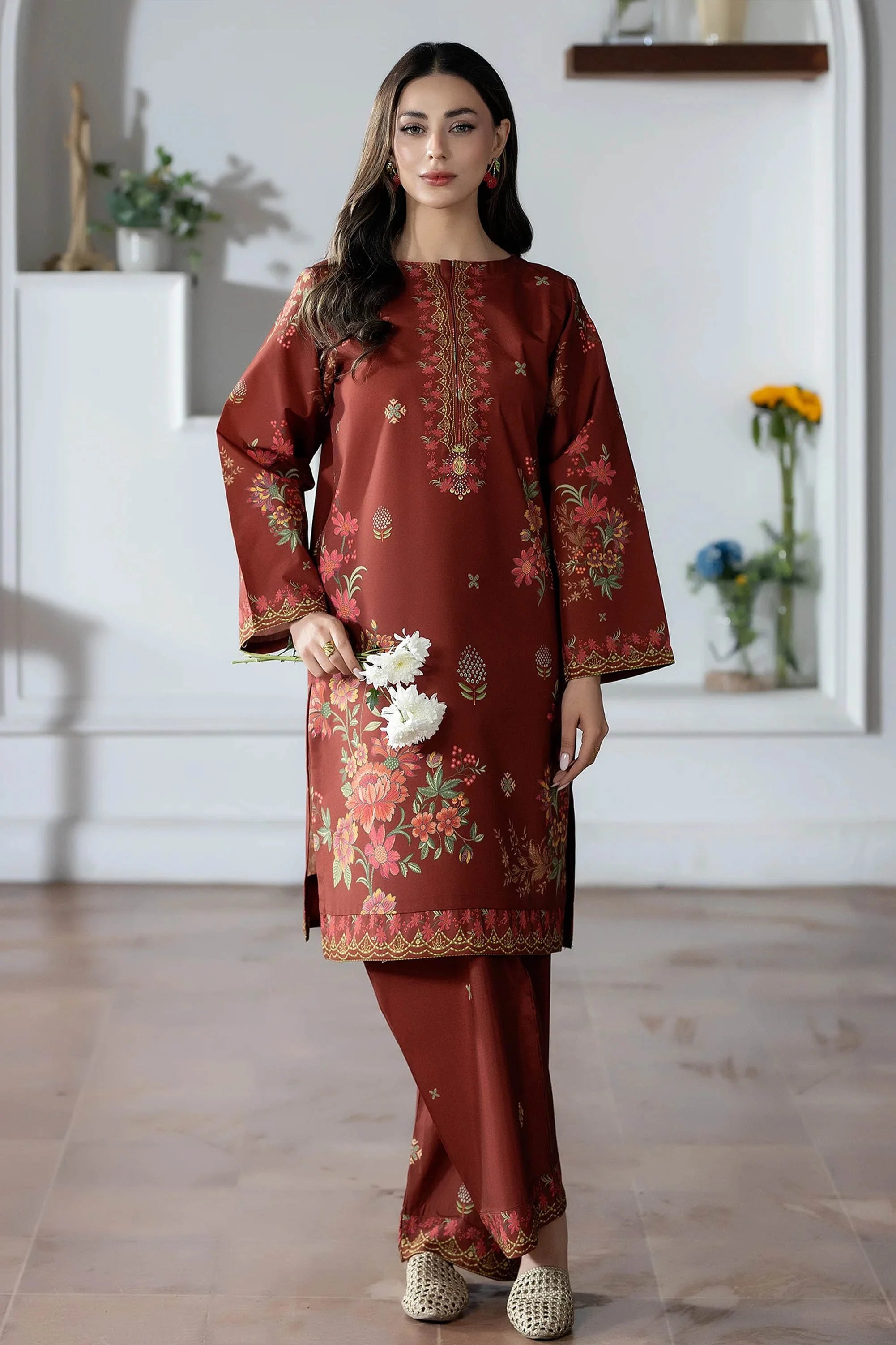 2 Pieces Printed Co-ord Set 10