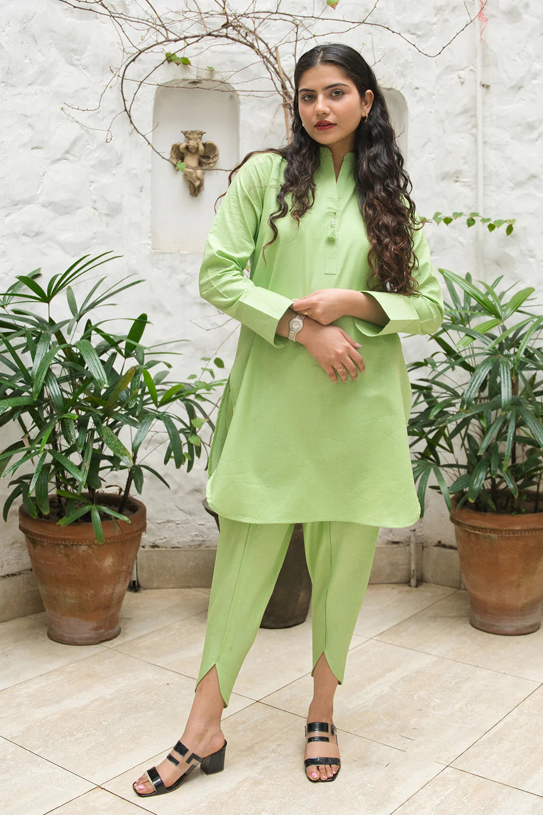 Pastel Green - NV10D06 Lawn Pret 2 PCs