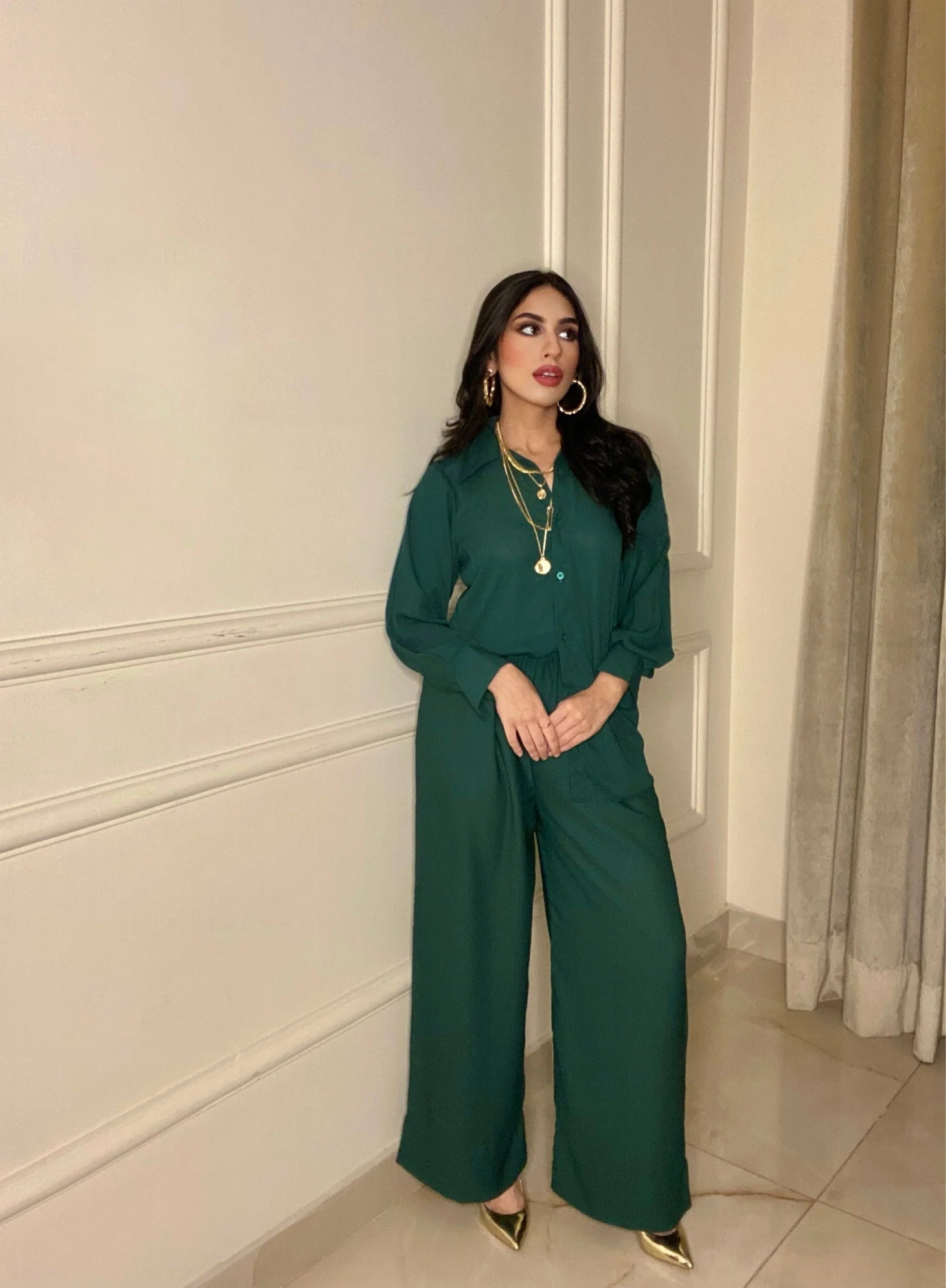 Co-ord Set Green 2 PCs