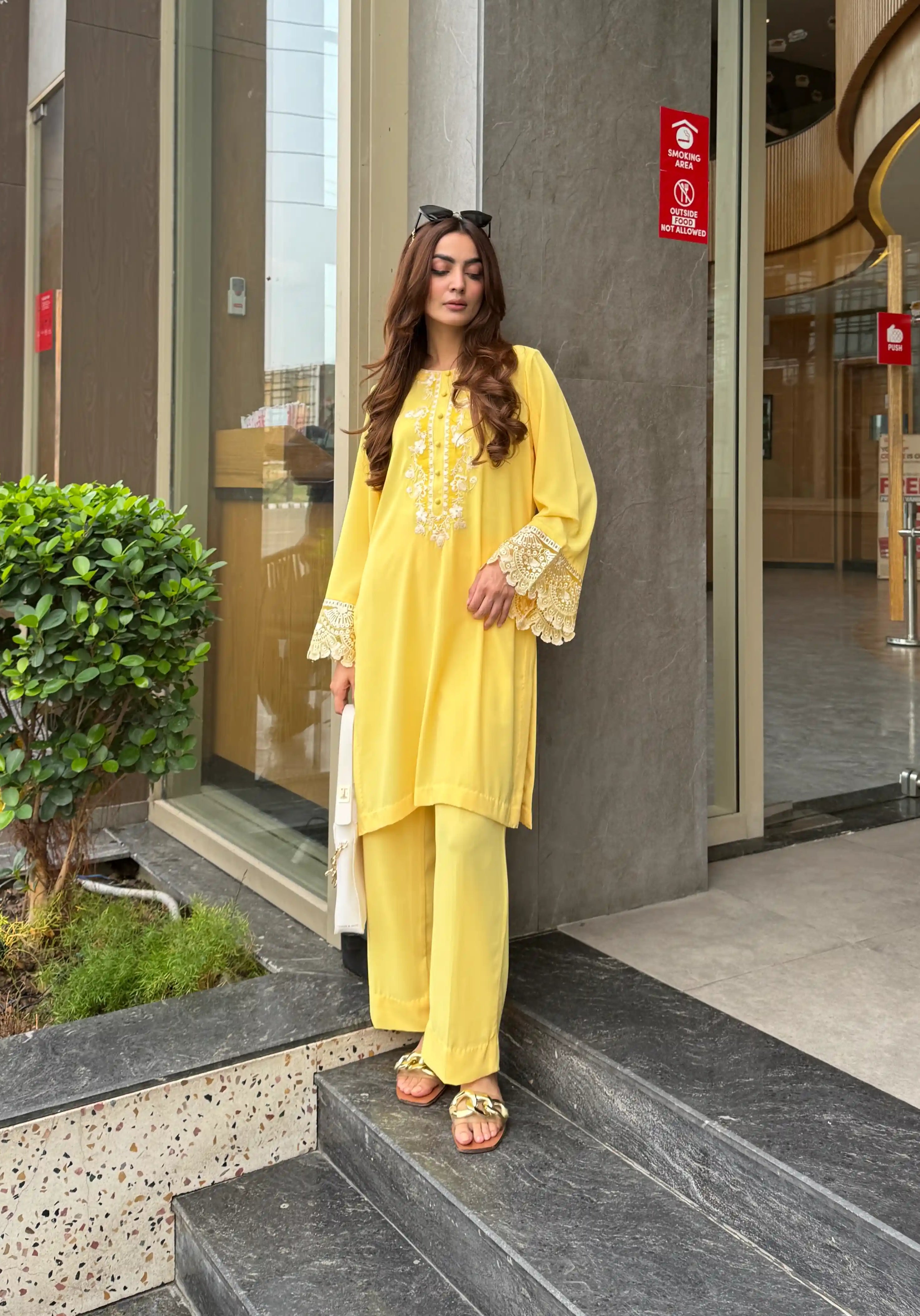 SunShine Georgette Co-ord Set 2 PCs