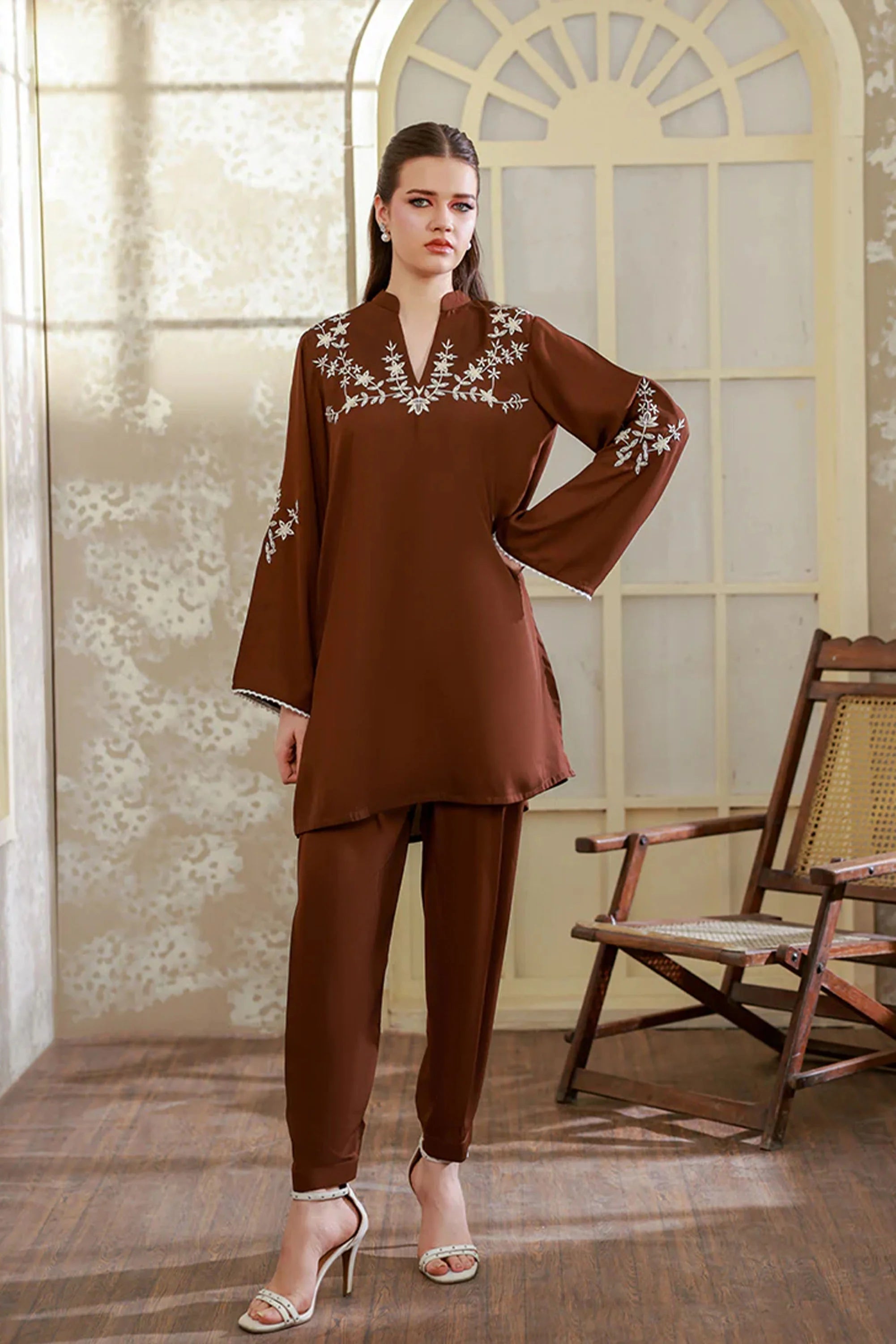 Hazel Double Georgette 2PCs