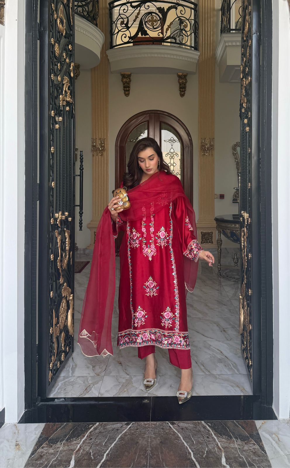 Red Petal 3-Piece Set