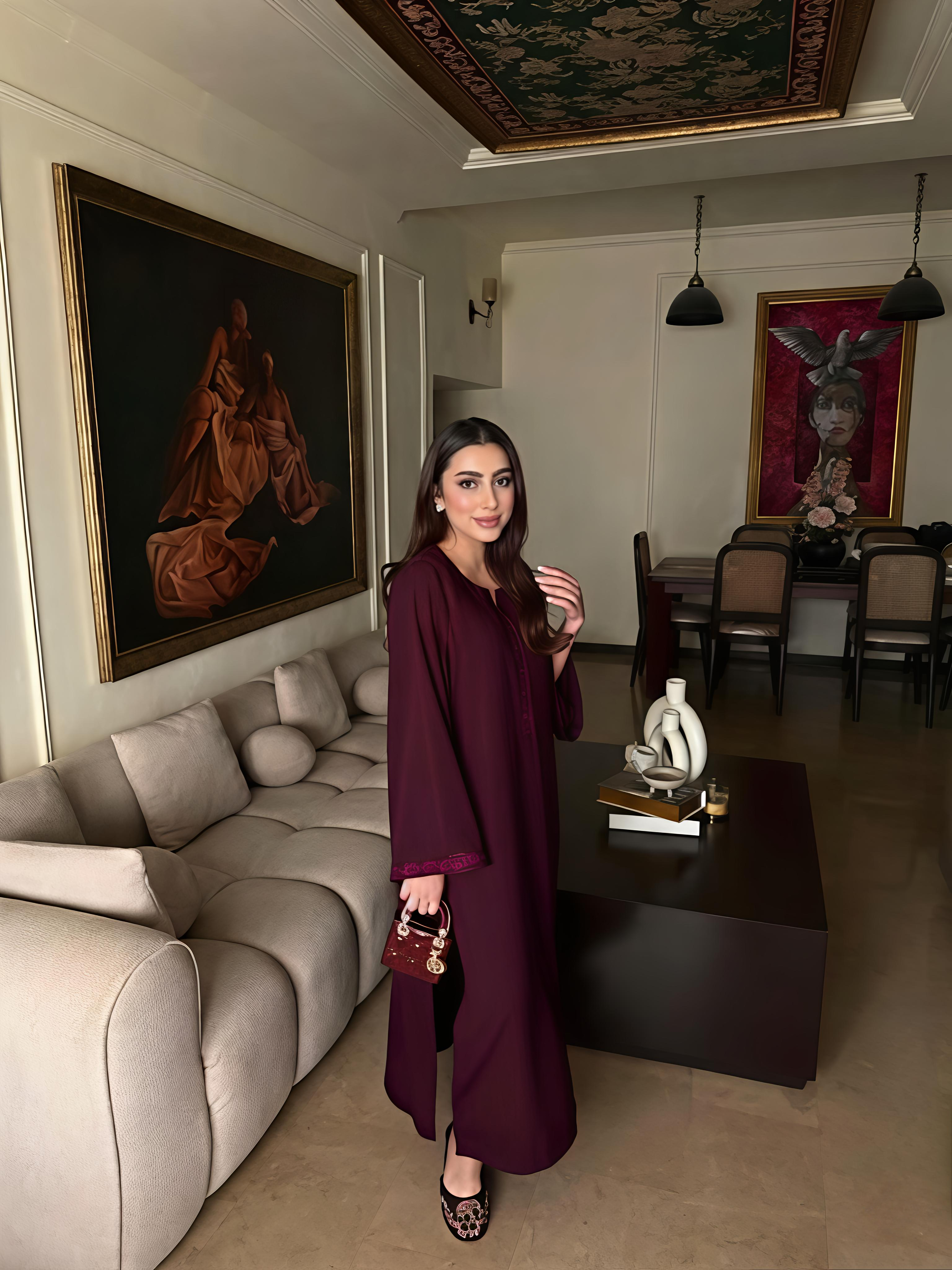 Dark Burgundy 2-Piece Set