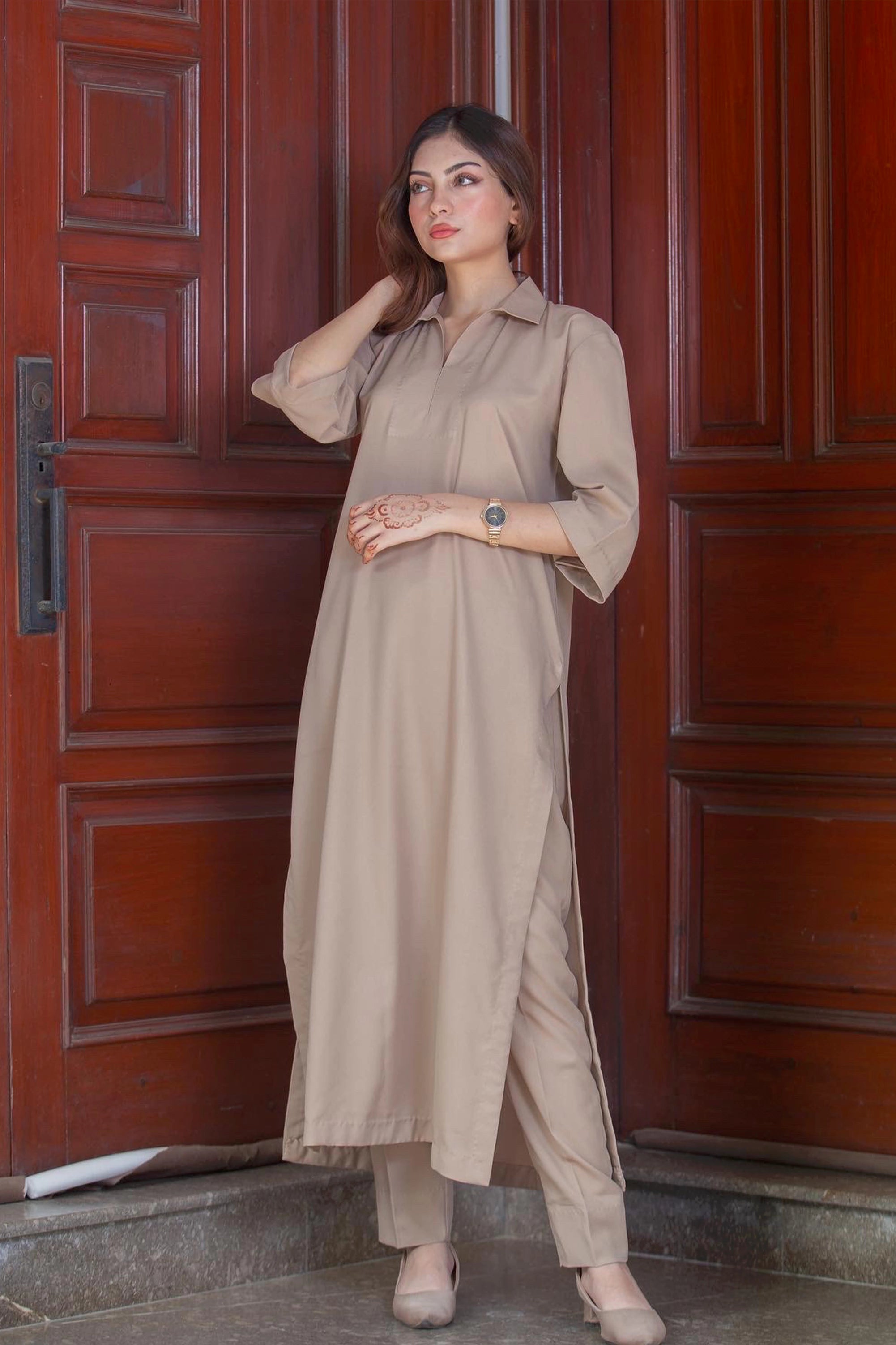 Phone Georgette Pret 2Pcs