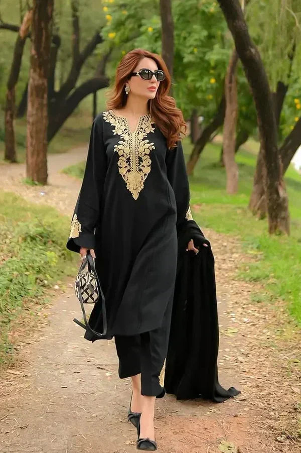 Shop the Best Karandi Suit Design – Latest Winter Dresses in Pakistan