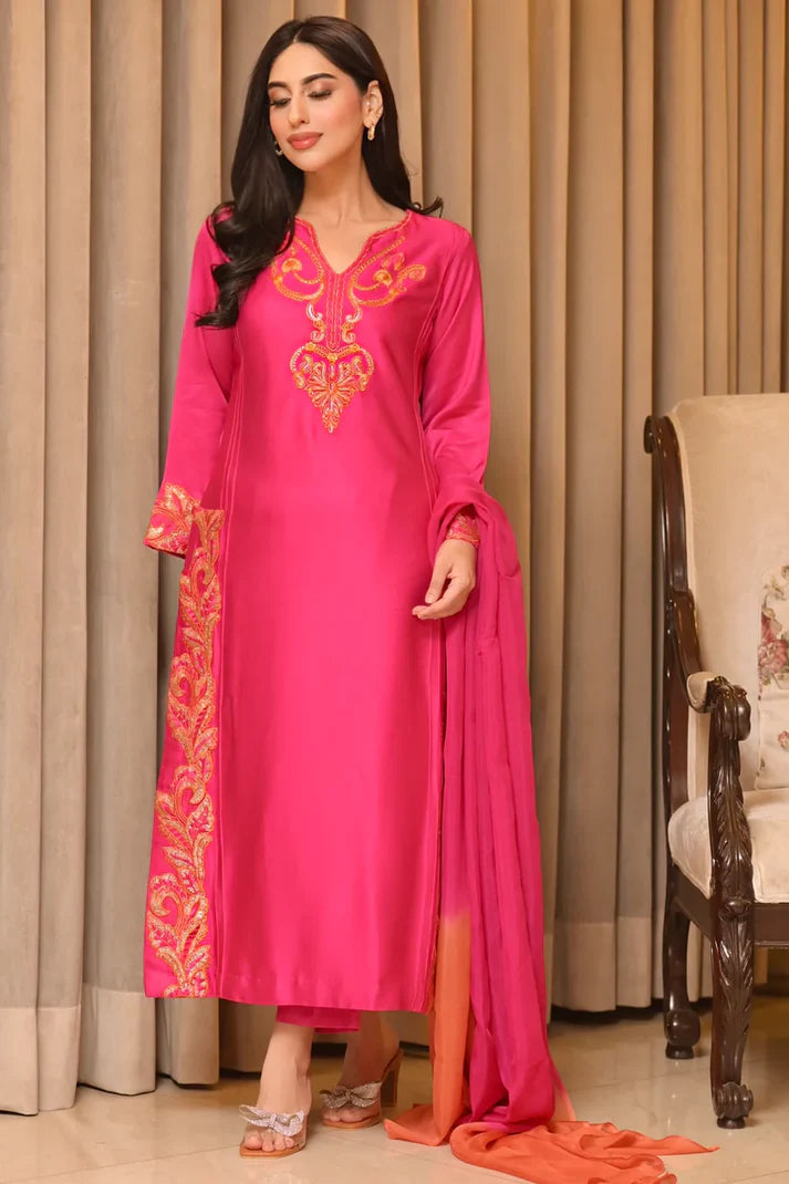 Shop the Latest Silk Dress Collection 2024 for Ladies in Pakistan Online