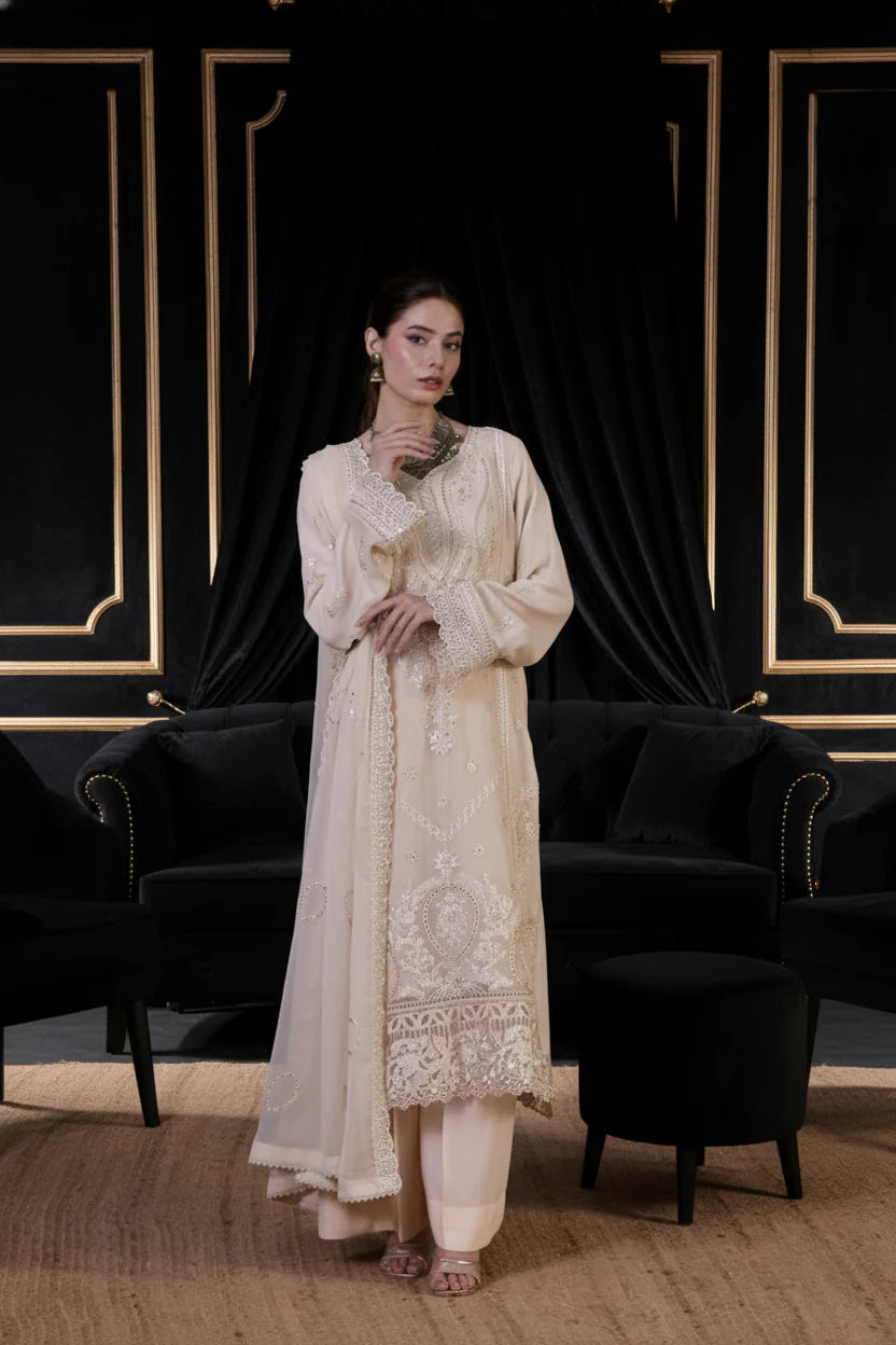 SAFFRON Chiffon Pret 3 PCs