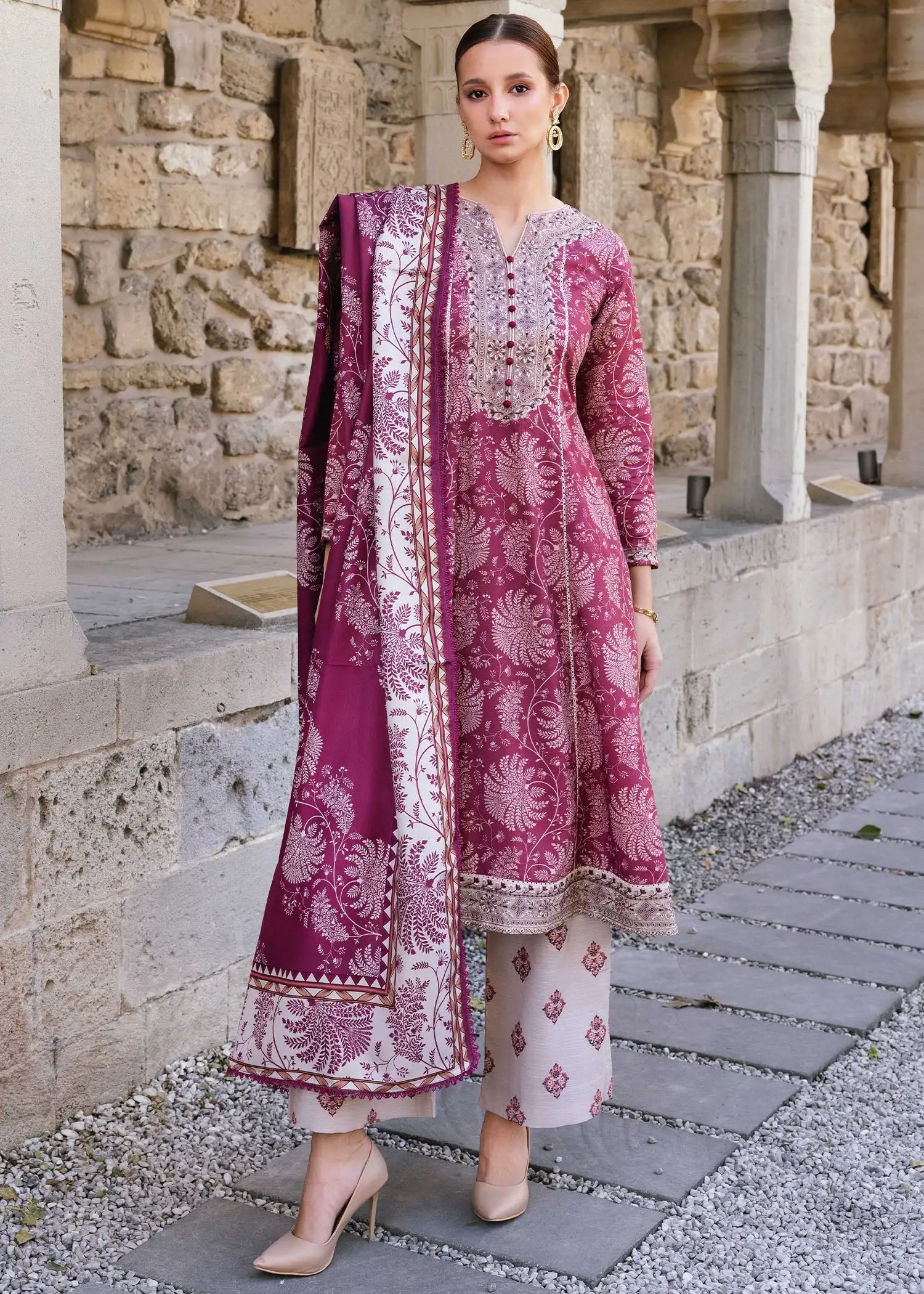 Amaris Khaddar Pret 3 Pcs