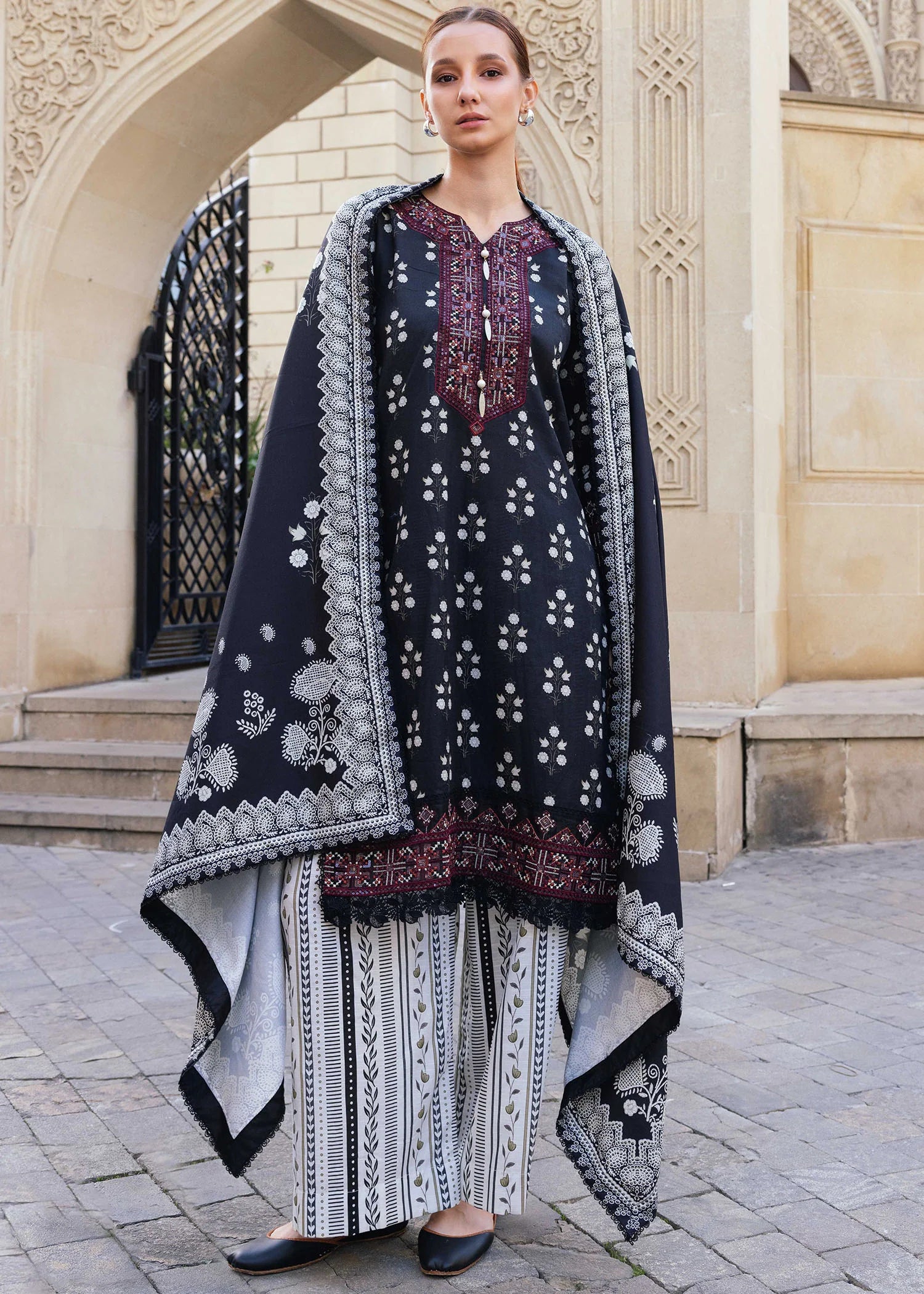 Enigma Khaddar Pret 3 Pcs