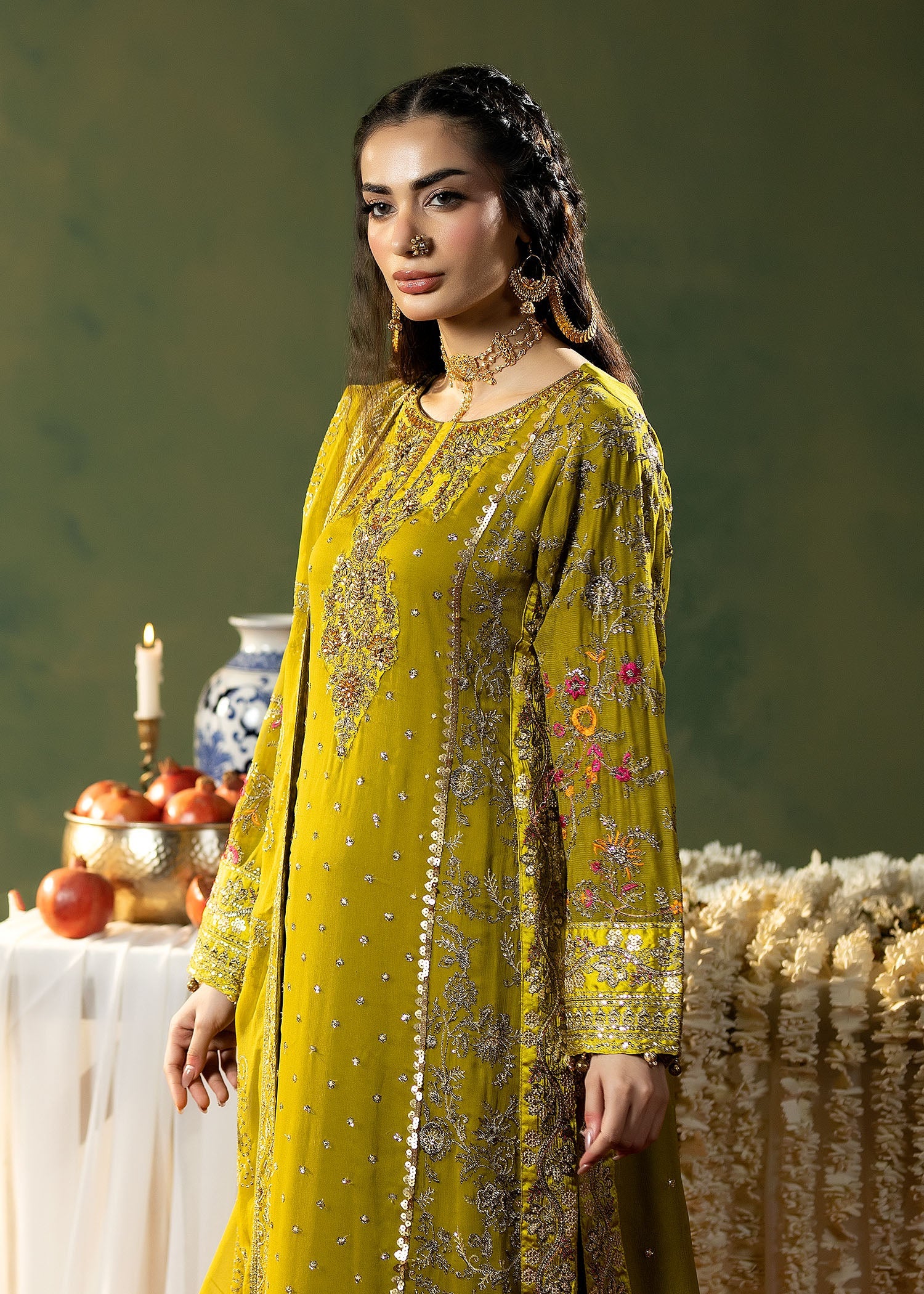 LMR-07 Embroidered Chiffon Pret 3 PCs