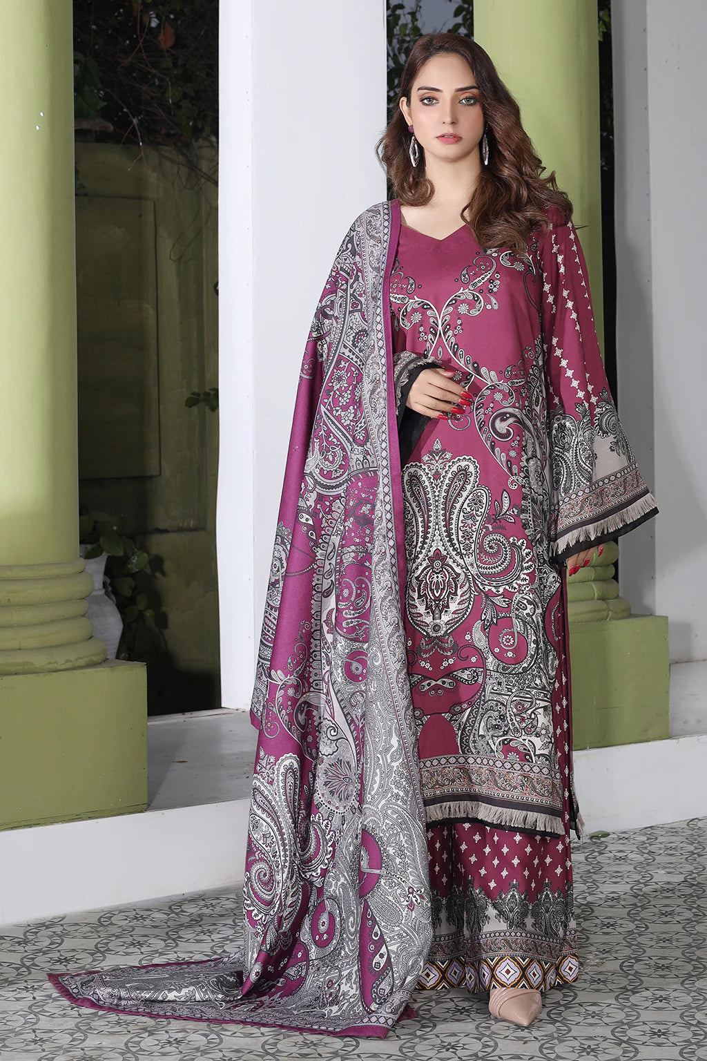 NOOR KHADDAR UNSTITCHED 3 PCs