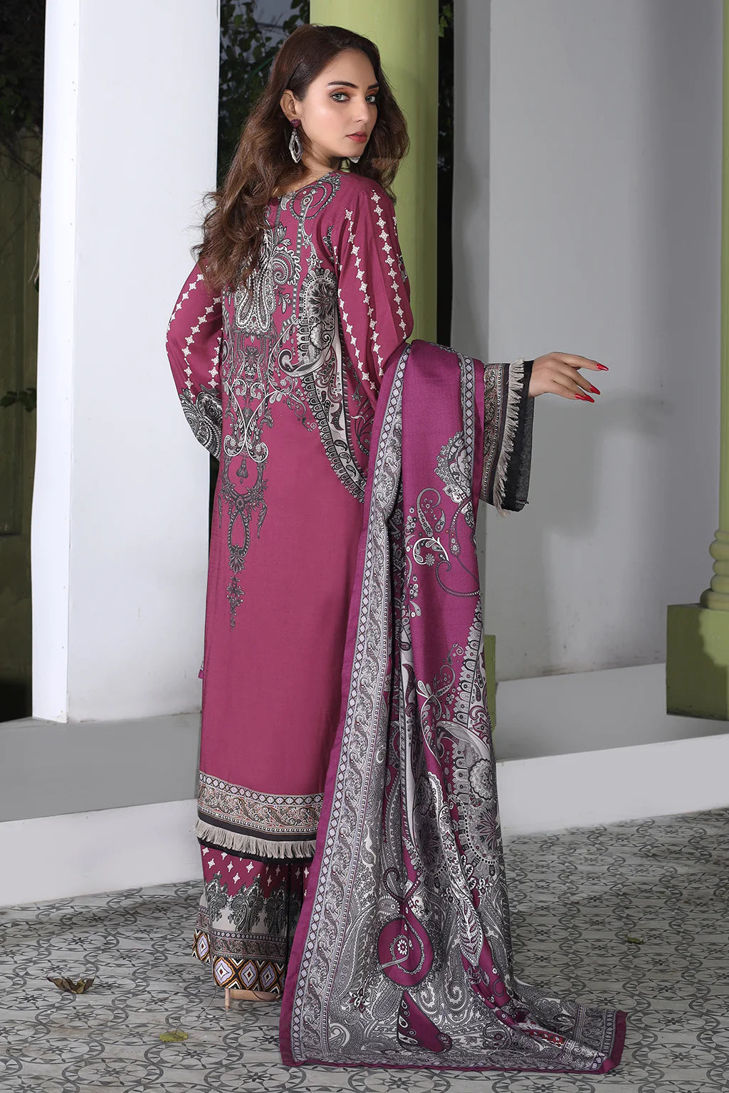 NOOR KHADDAR UNSTITCHED 3 PCs