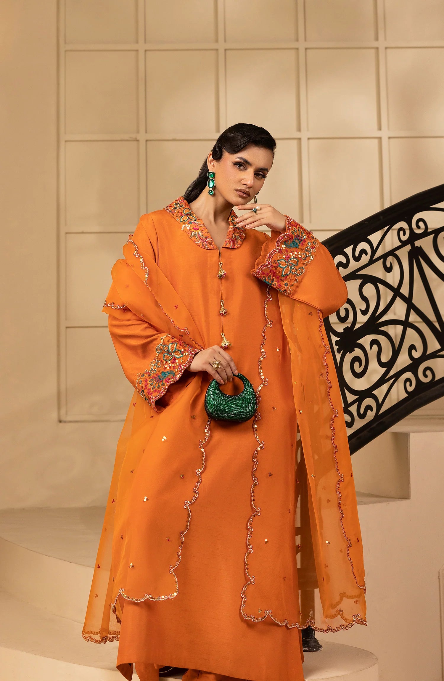 Sheryl Korean Raw Silk Pret 3 PCs