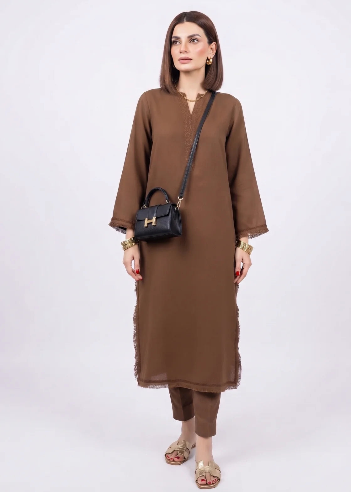 Mink canvous Co Ord Set