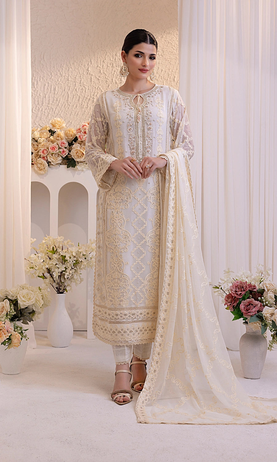 Mist Ivory SEM-0769 Pret 3 Pcs