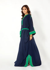 Formal western dresses for ladies Midnight Sky Georgette 1 PC by Buraq Store featuring sleek silhouette, graceful drape, and evening elegance.
