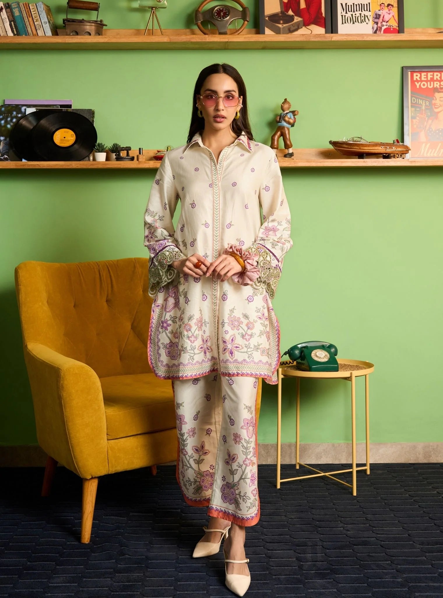 Zavi Pima Lawn Silk Pret 2 PCs