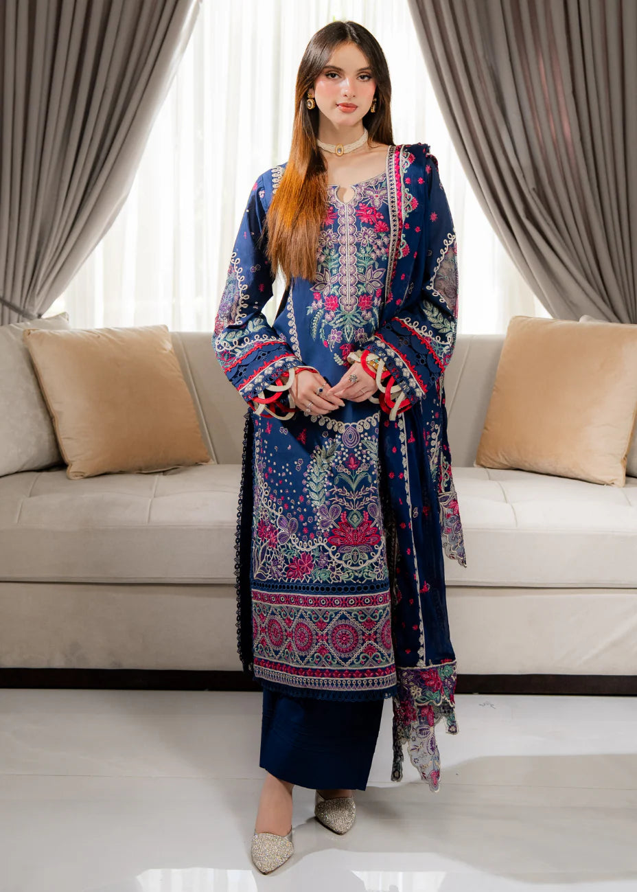 Niva - Embroidered Lawn 3-Piece Set