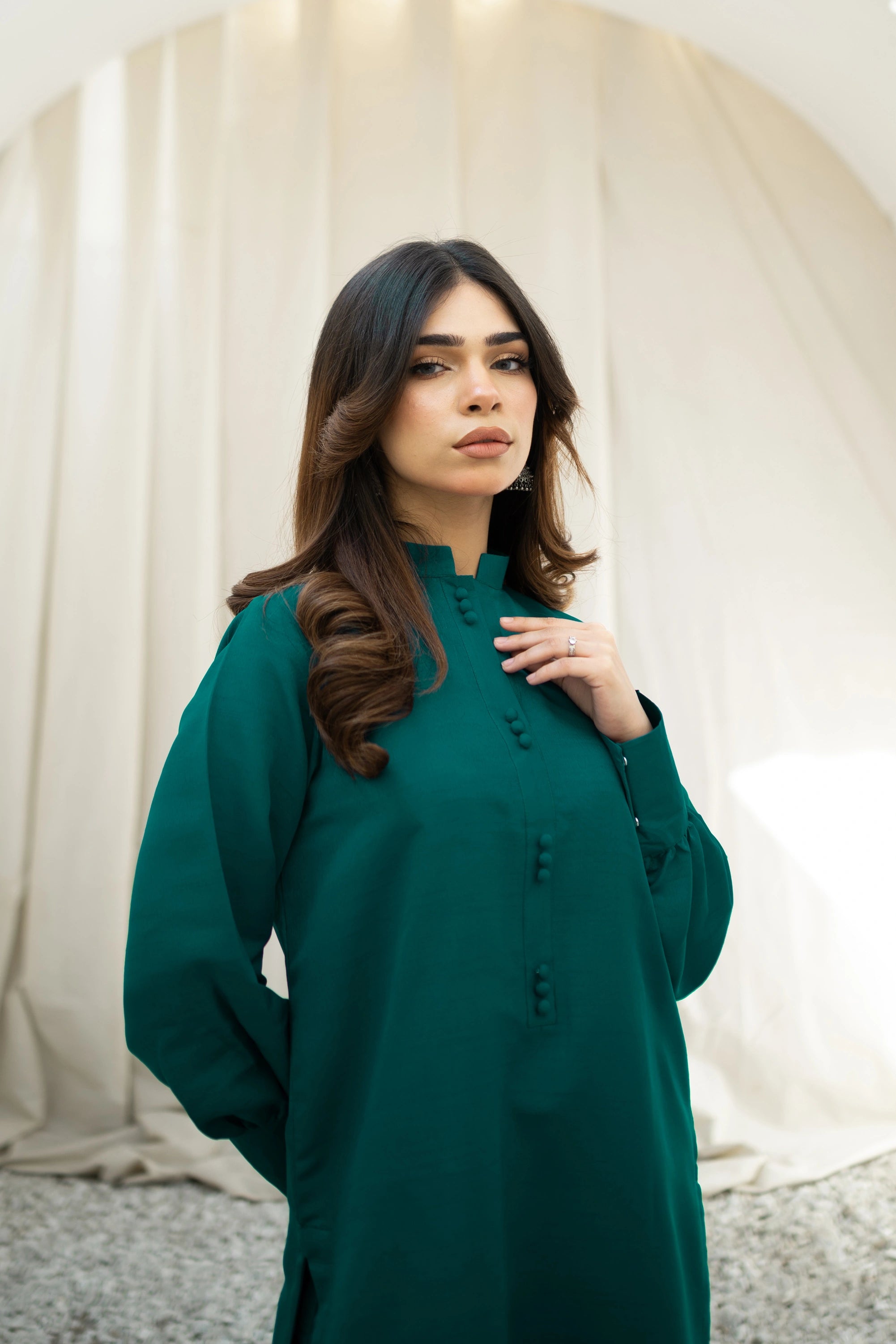 Cactus Raw Silk Pret 2Pcs