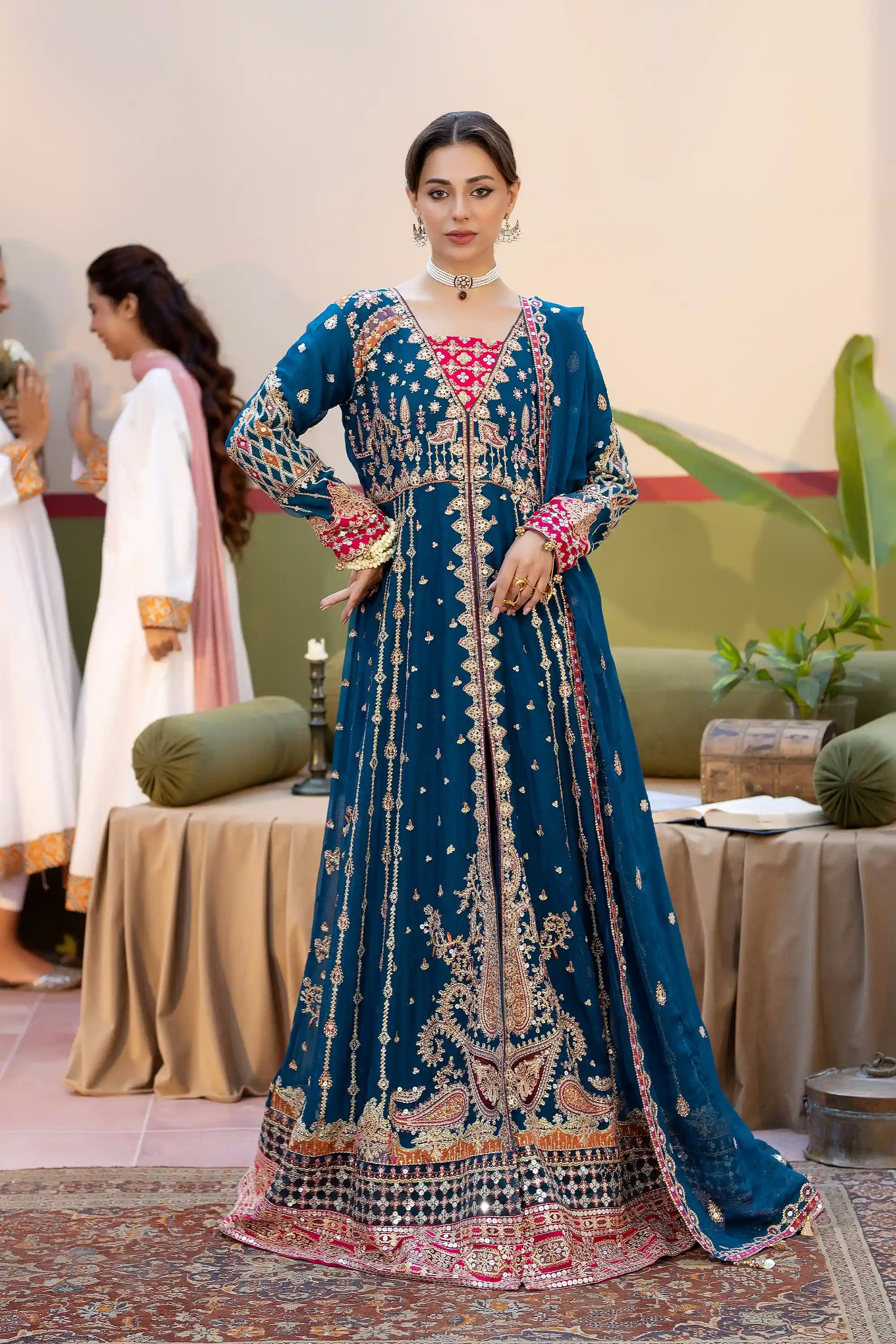 Gulbahar Embroidered Chiffon Pret 4Pcs