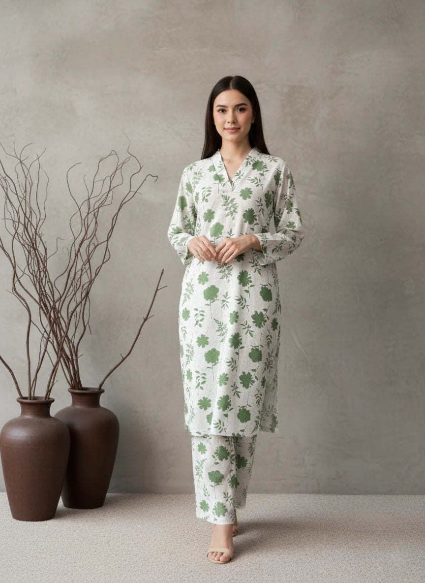 EV05D08 - Verdant Flower Pret 2 PCs