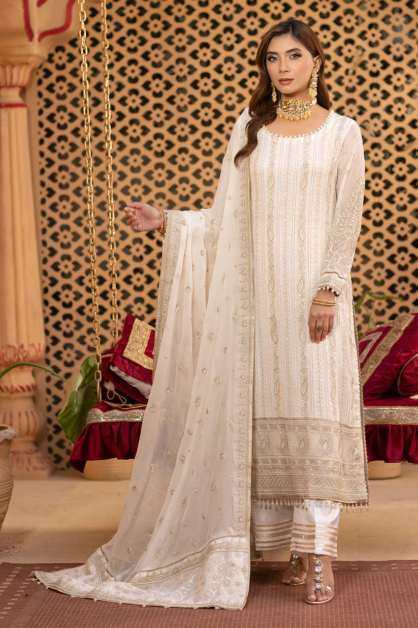 SHABNAM CHIFFON EMBROIDERED 3 PCs