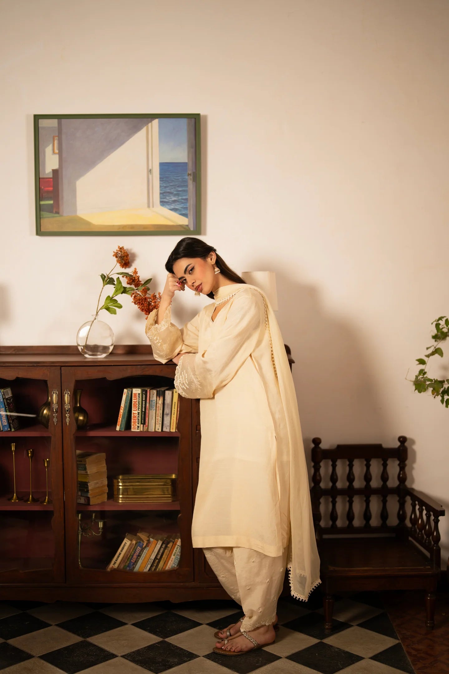 Ivory Noir Lawn 2Pc – pret sale online pakistan 2026