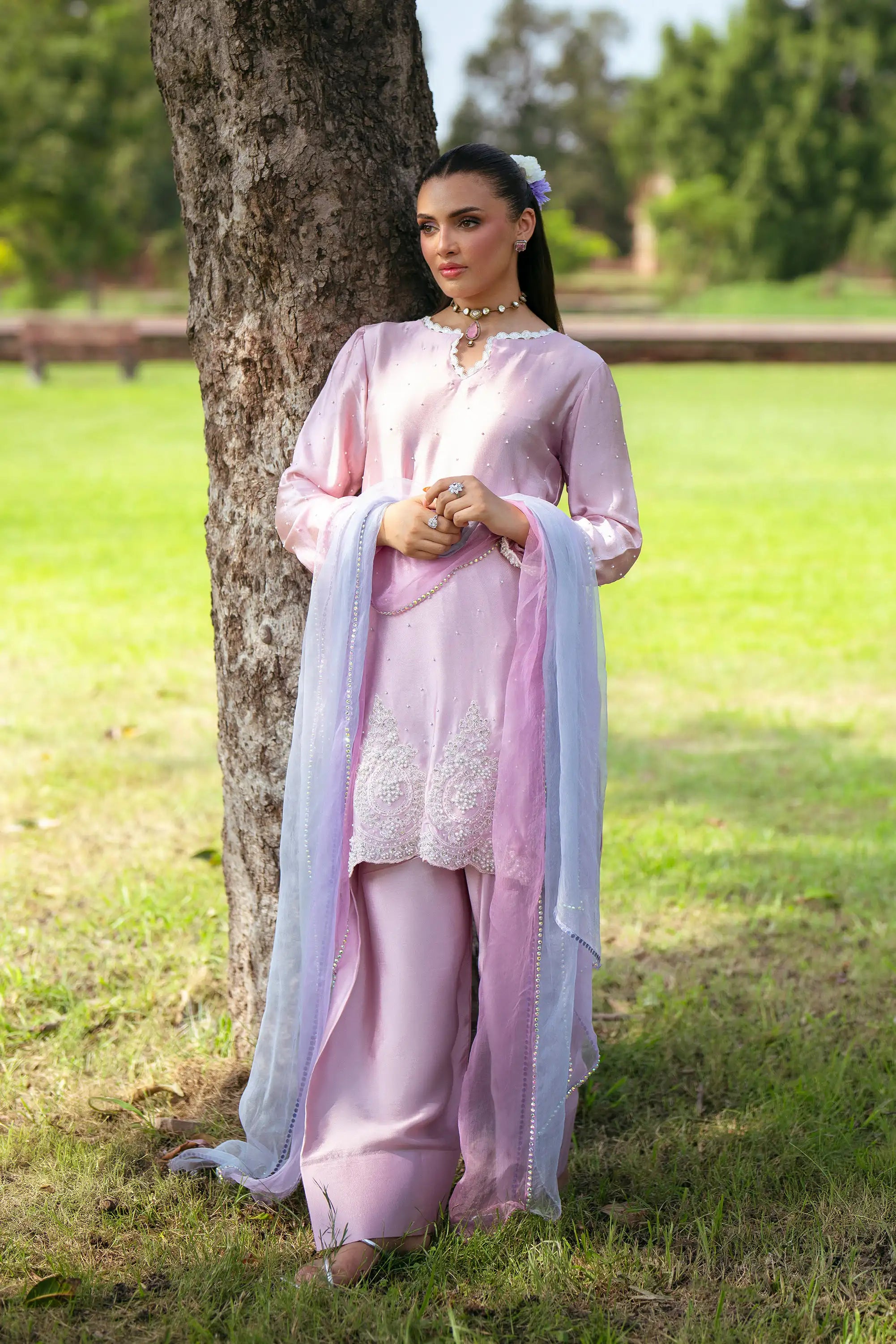 SF-255 Embroidered Silk 3Pcs