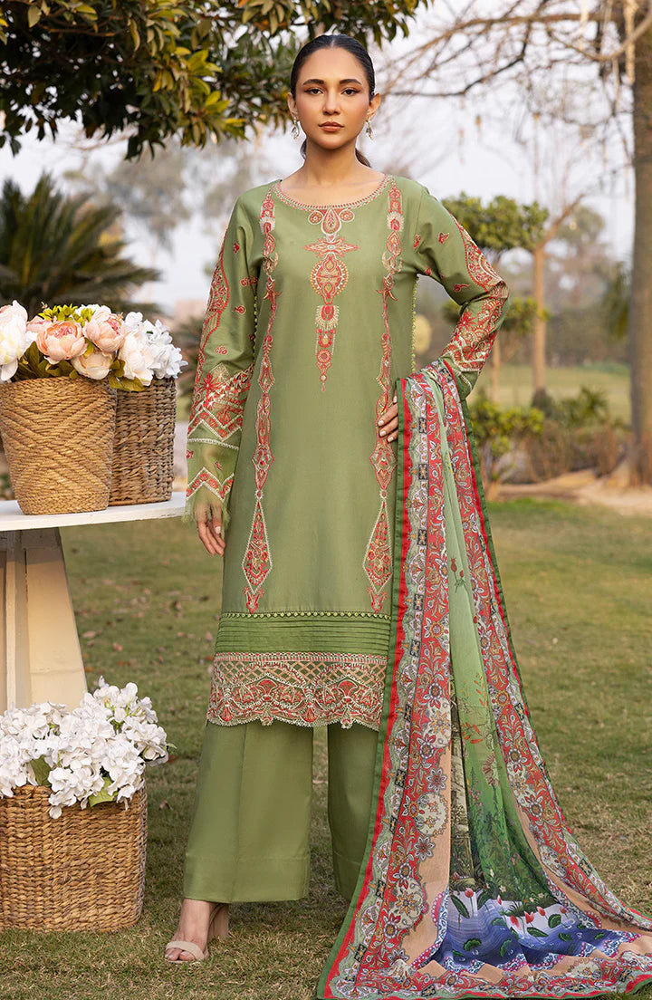 Verdant Grace Lawn Pret 3 PCs