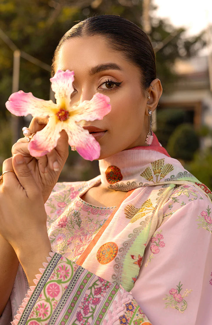 Blush Bloom Lawn Pret 3 PCs