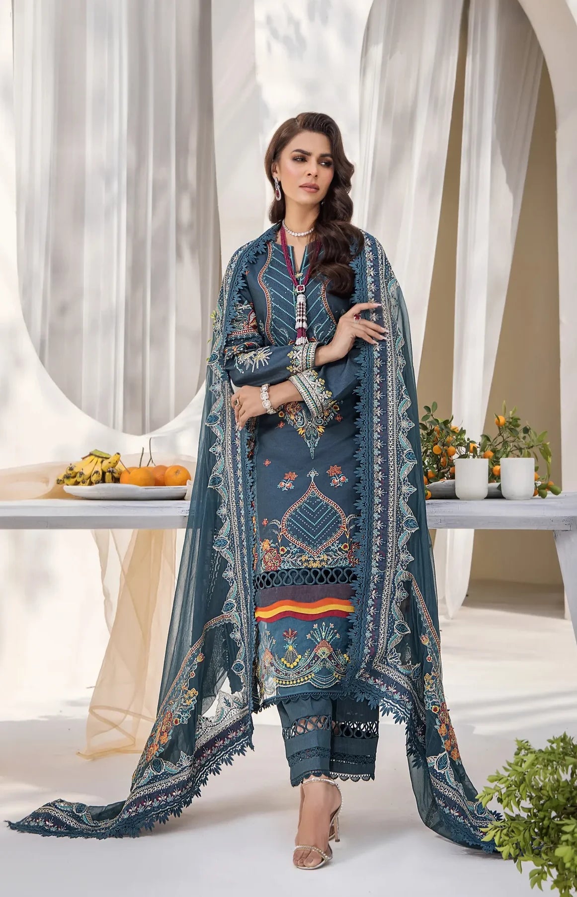 Symphony of Dawn Lawn Unstitched 3 PCs