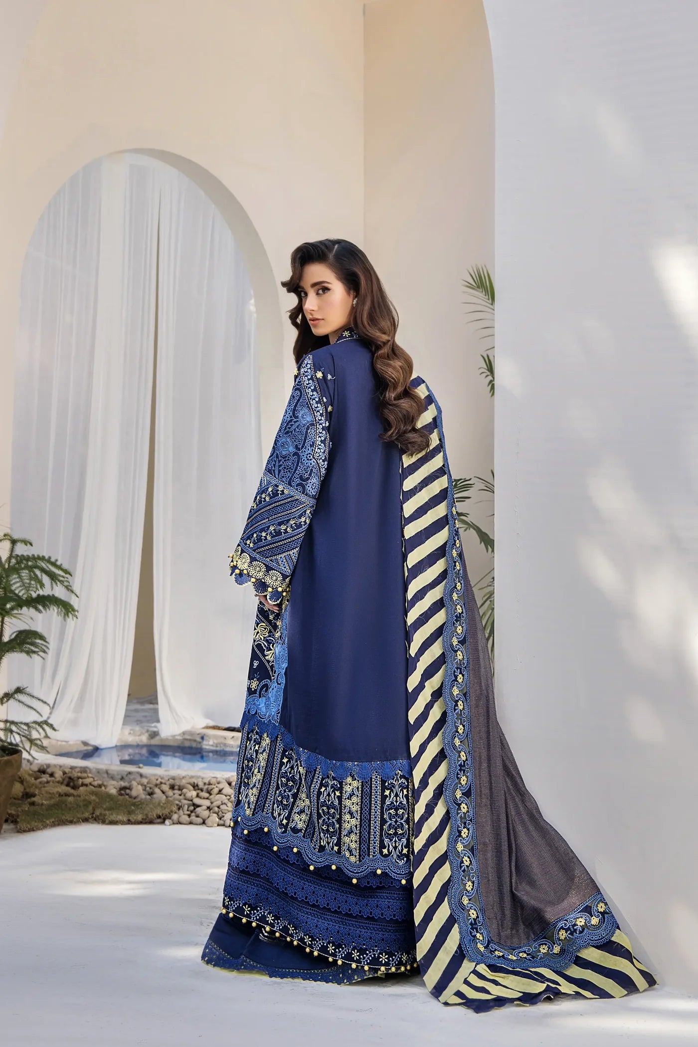 Midnight Mirage Lawn Unstitched 3 PCs